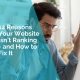 12 reasons your website is not ranking