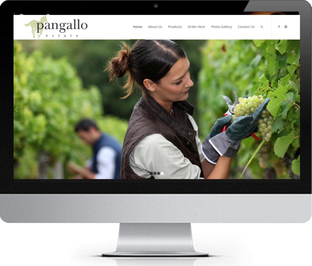 Pangallo-Estate Website for small business