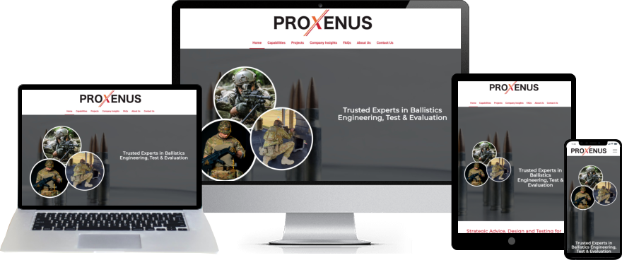 Proxenus - Website Design