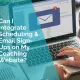 Can I integrate schedule and email sign ups on my coaching website
