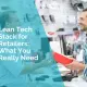 Lean tech stack for retailers
