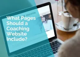 What pages should a coaching website include