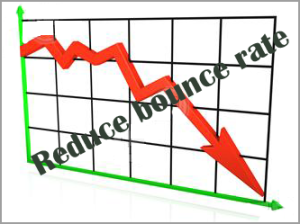 Reducing bounce rate